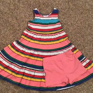 Girls Hanna Andersson Striped Dress